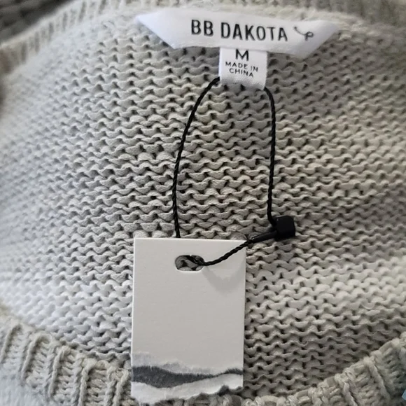 BB DAKOTA Striped knit Cotton Sweater - Picture 13 of 15